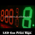 American popular type big size high brightness IP65 digital 7 segment gas/oil station gas station led gas price digital sign